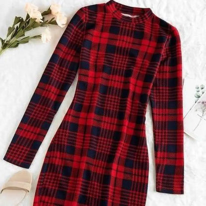 Petite Robe à Carreaux | France-Tendance