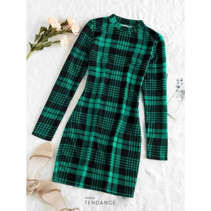 Petite Robe à Carreaux | France-Tendance