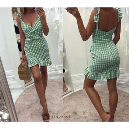 Petite Robe à Carreaux | France-Tendance