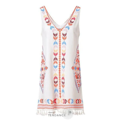 Petite Robe Boho à Franges | France-Tendance