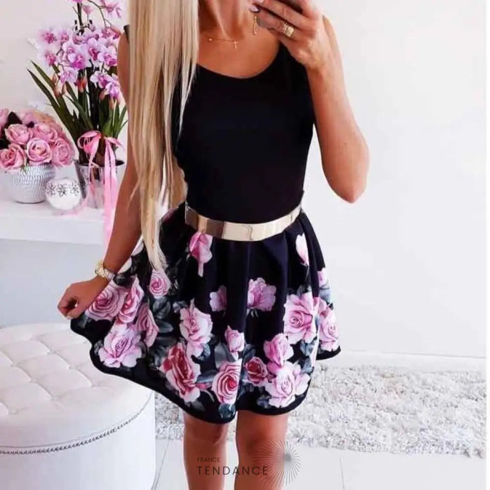 Petite Robe Casual Fleurie | France-Tendance