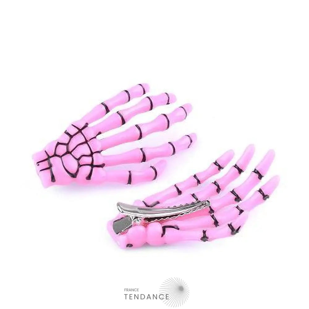 Pinces Pour Cheveux Mains De Squelette | France-Tendance