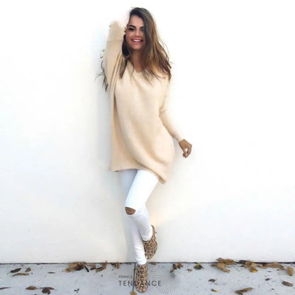 Pull Col v Alina | France-Tendance