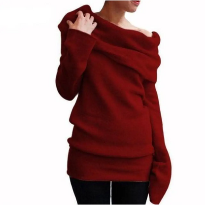 Pull Confortable Maxi Col | France-Tendance