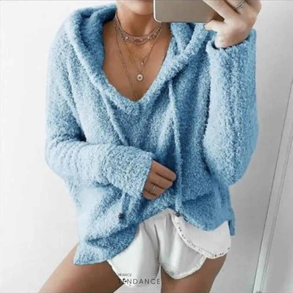Pull Doux à Capuche | France-Tendance