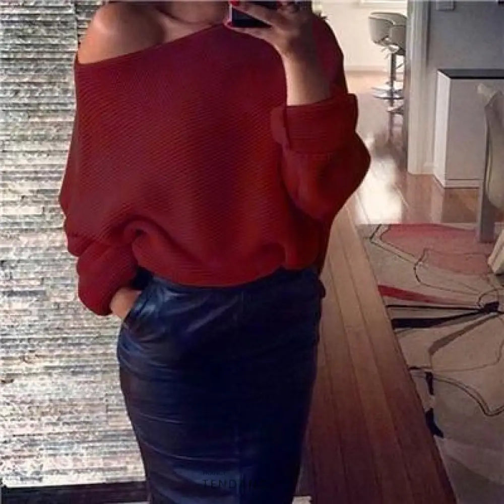 Pull En Tricot Manches Longues | France-Tendance