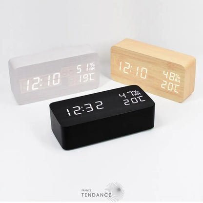 Réveil Design & Tendance woody | France-Tendance