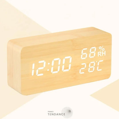 Réveil Design & Tendance woody | France-Tendance