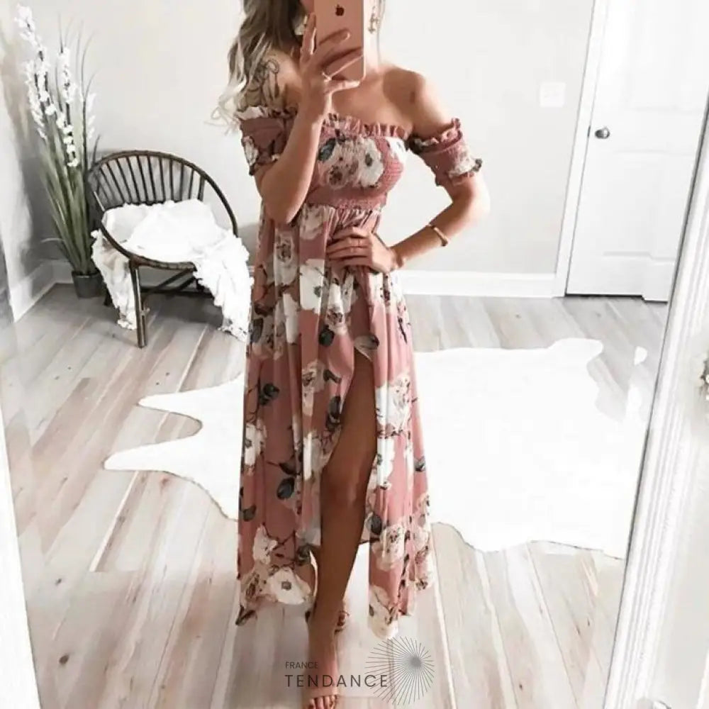 Robe Bardot Florale | France-Tendance