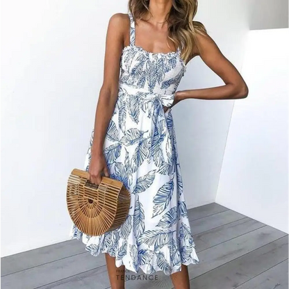 Robe Boho Nouée à Motifs | France-Tendance