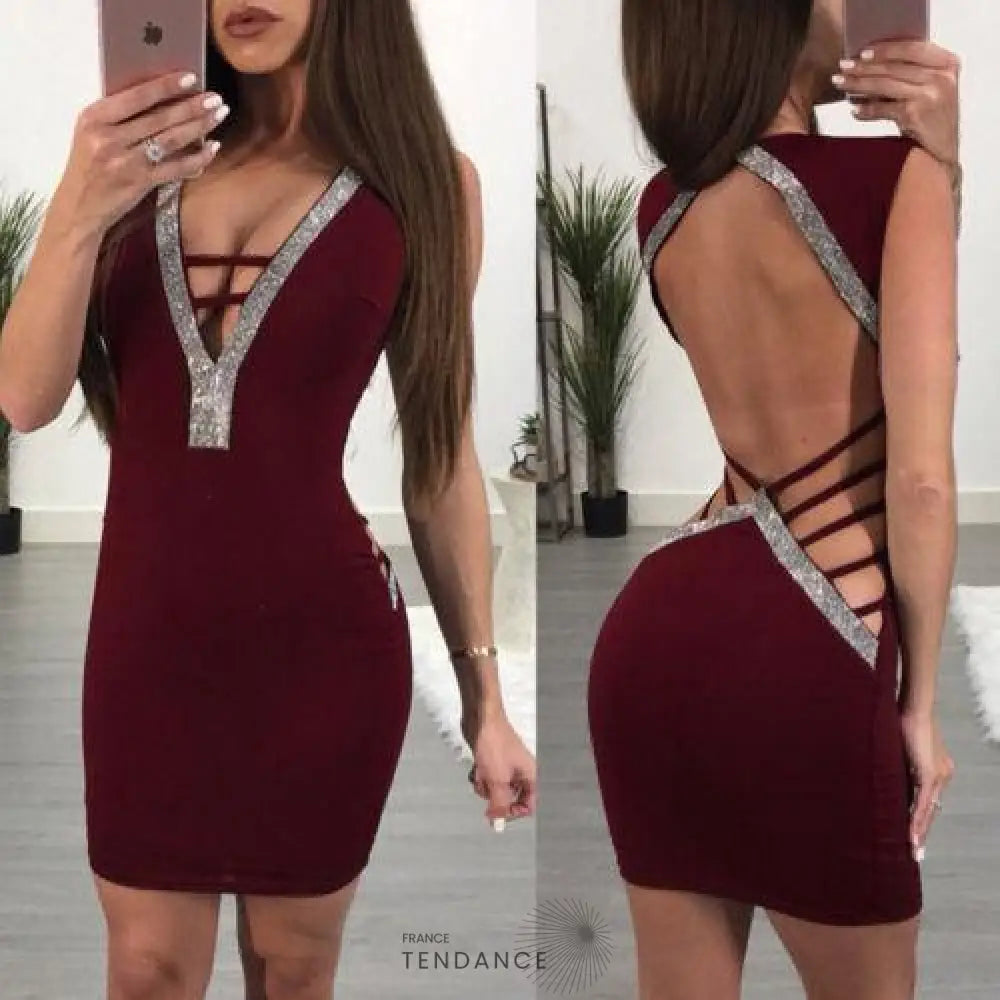 Robe De Cocktail Dos Nu | France-Tendance