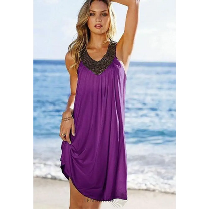 Robe De Plage Dos Nu | France-Tendance