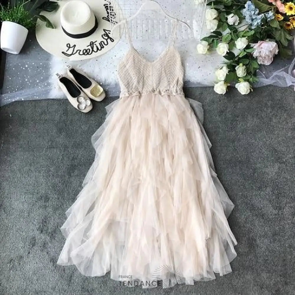 Robe élégante Effet Voile | France-Tendance