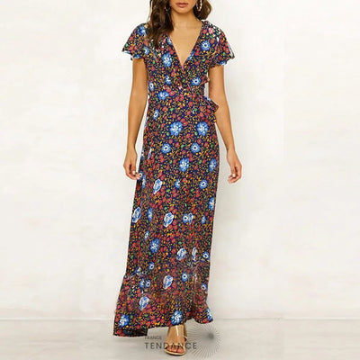 Robe Longue Bohème Nouée | France-Tendance