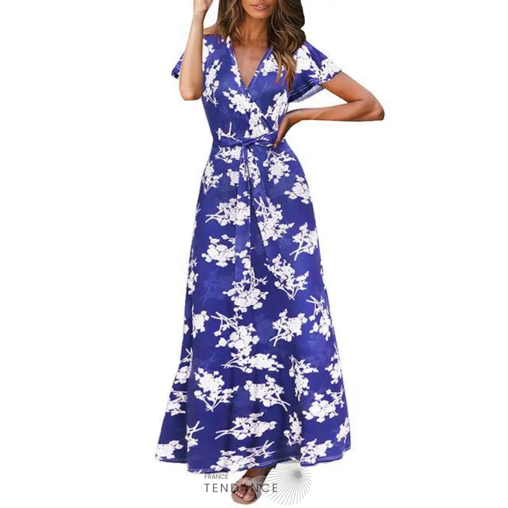 Robe Longue Bohème Nouée | France-Tendance