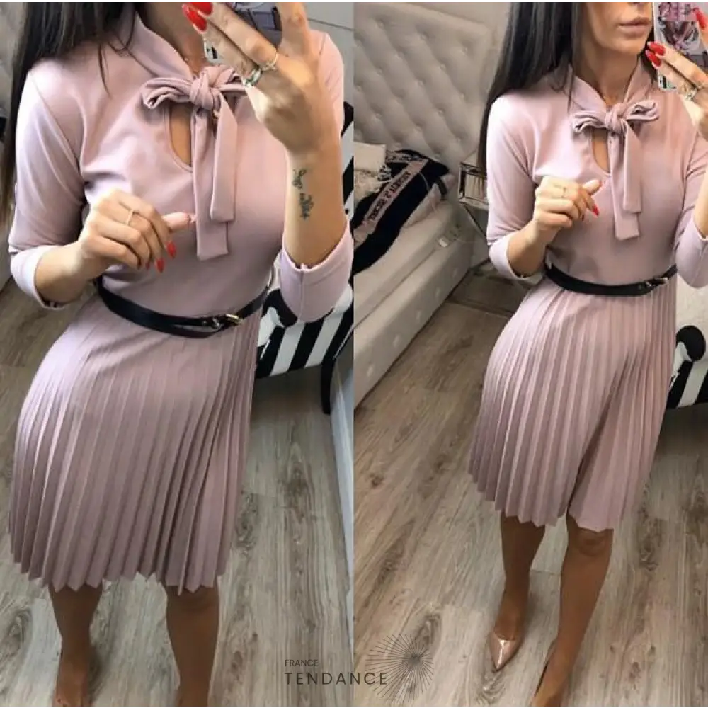 Robe Plissée Vintage | France-Tendance