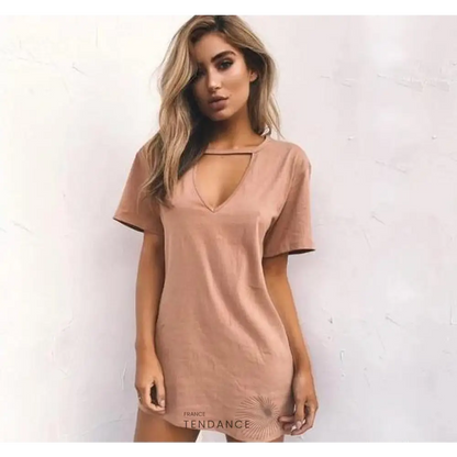 Robe T-shirt Décontractée | France-Tendance