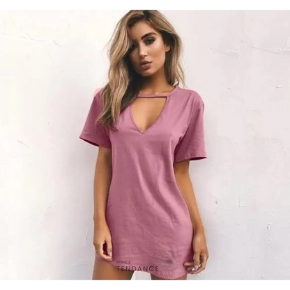 Robe T-shirt Décontractée | France-Tendance