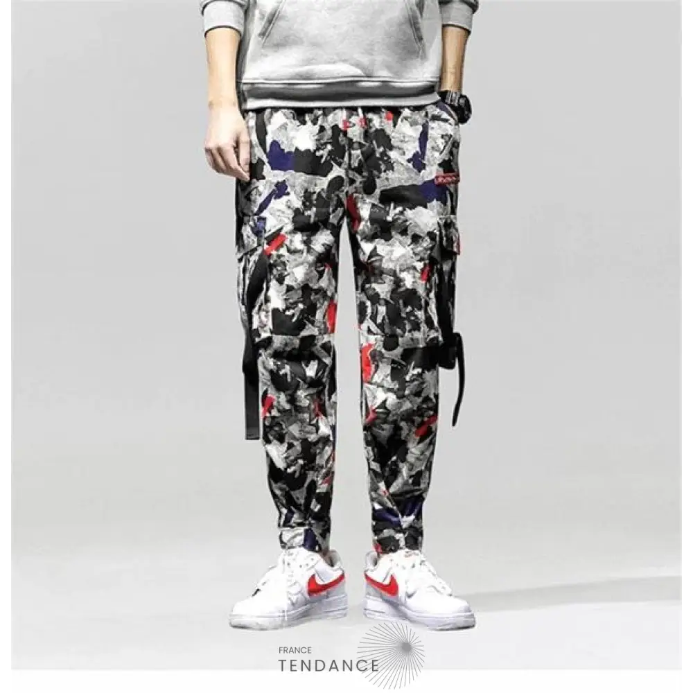 Ryland Camouflage Hip Hop Jogger Pants | France-Tendance
