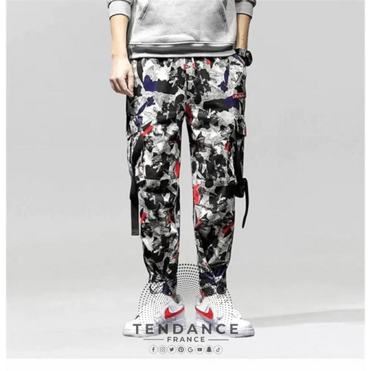 Ryland Camouflage Hip Hop Jogger Pants | France-Tendance