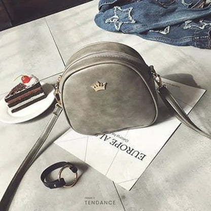 Sac à Main Bandoulière Avec Couronne | France-Tendance
