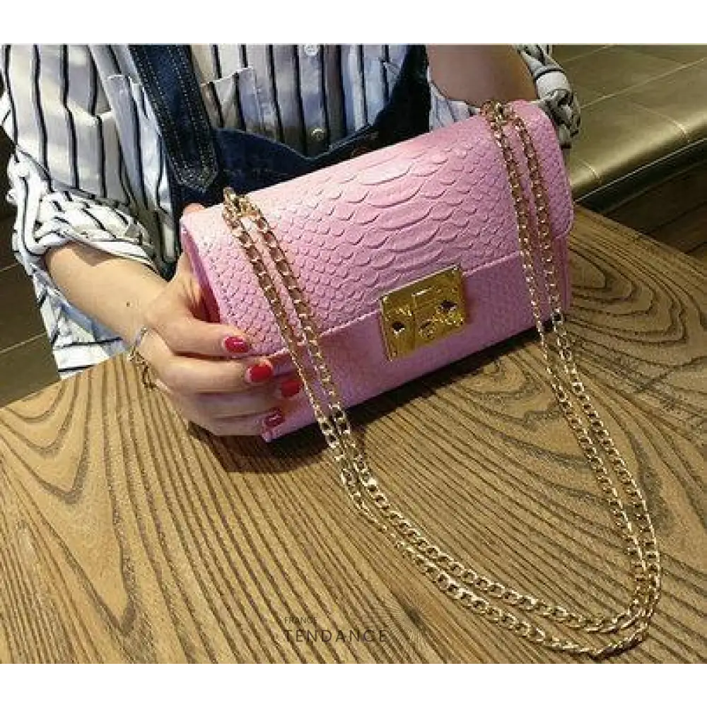 Sac à Main Effet Croco | France-Tendance