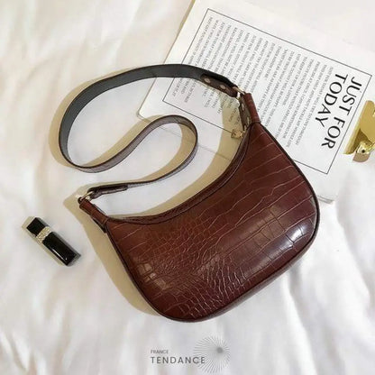Sac Leather Croco | France-Tendance