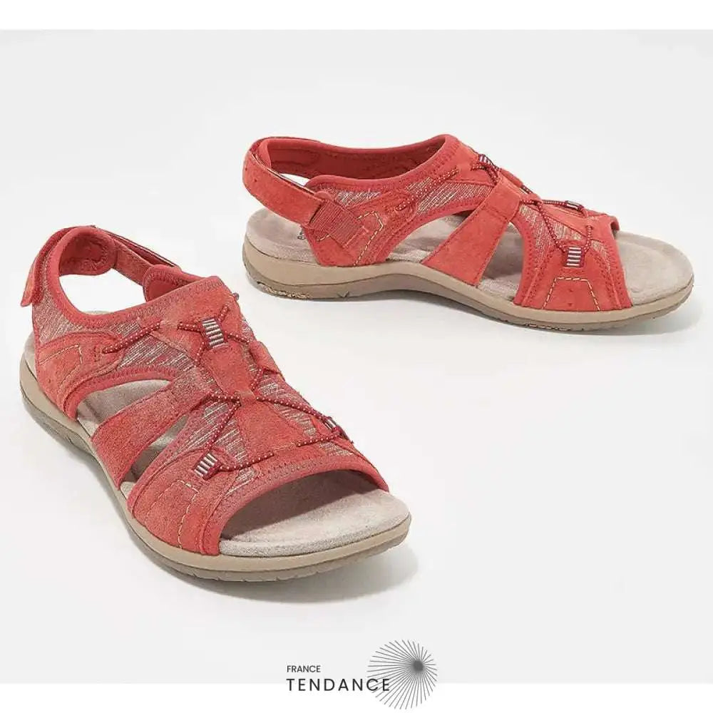 Comfortable Orthopaedic Sandals - Bloom Red / 2.5 Uk Kleidung