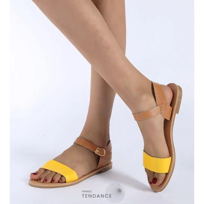 Sandales Plates Minimalistes | France-Tendance
