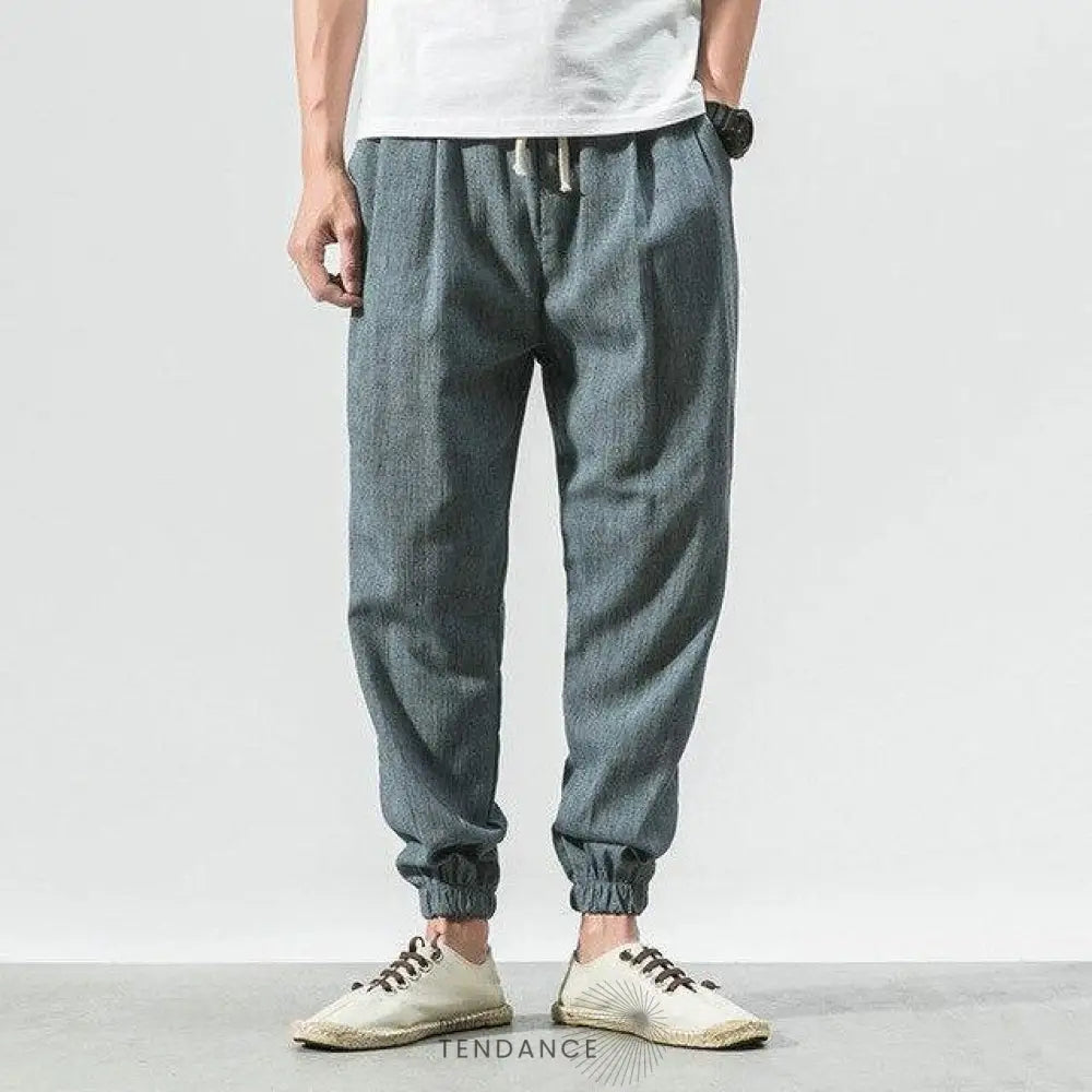 Sarouel Décontracté En Lin | France-Tendance