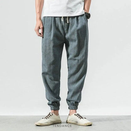 Sarouel Décontracté En Lin | France-Tendance