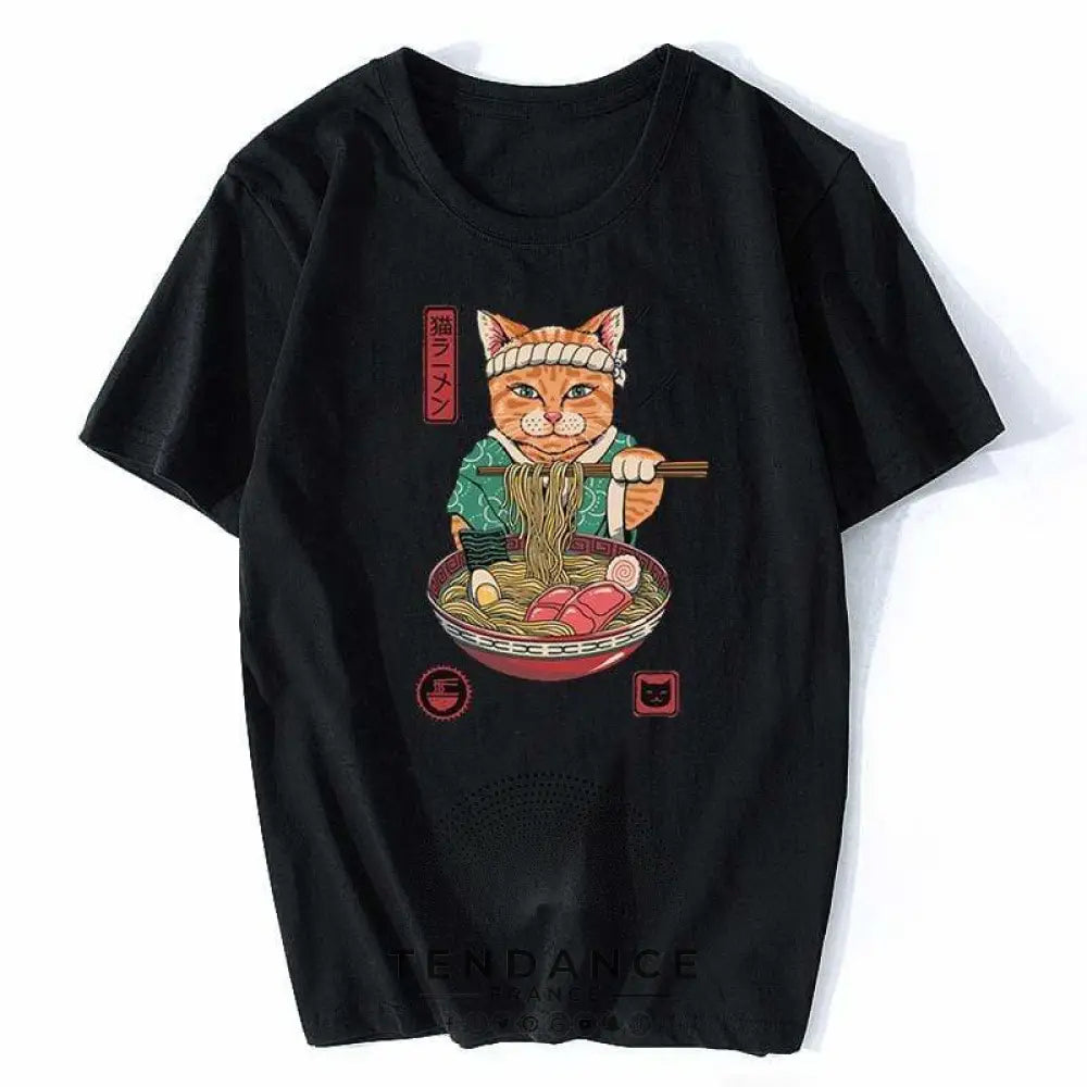 T-shirt Noodle Cat | France-Tendance