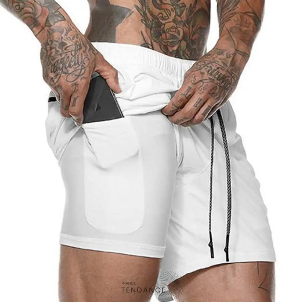 Short De Sport 2 En 1 | France-Tendance