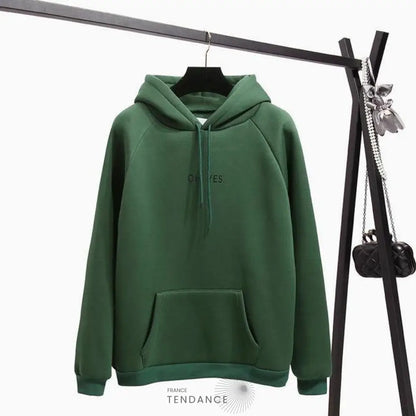 Sweat à Capuche Oh Yes. | France-Tendance