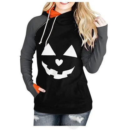 Sweat Col Montant Halloween | France-Tendance