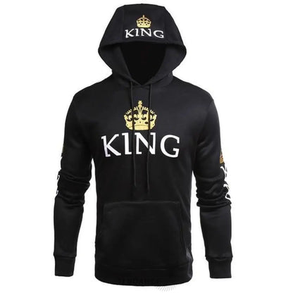 Sweats à Capuche Couple Noir | France-Tendance