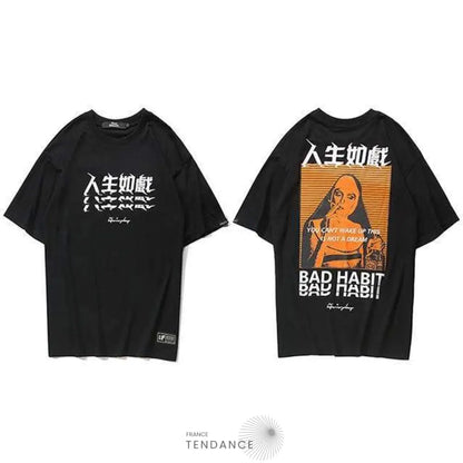 T-shirt Bad Habit 2 | France-Tendance