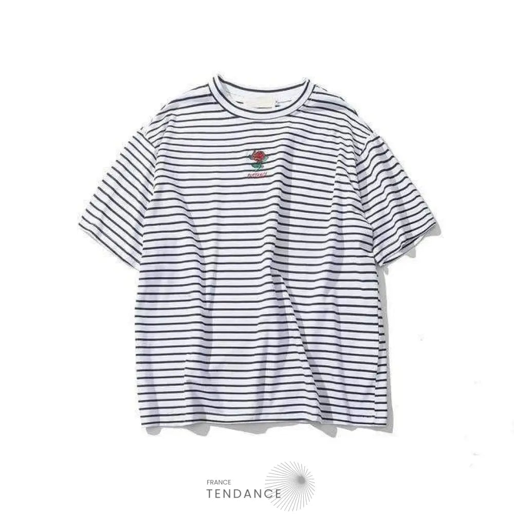 T-shirt Brodé Rosa | France-Tendance