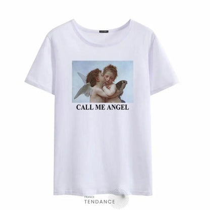 T-shirt Call Me Angel | France-Tendance