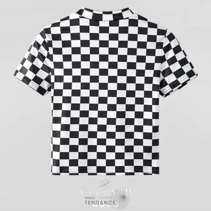 T-shirt Court B&w | France-Tendance