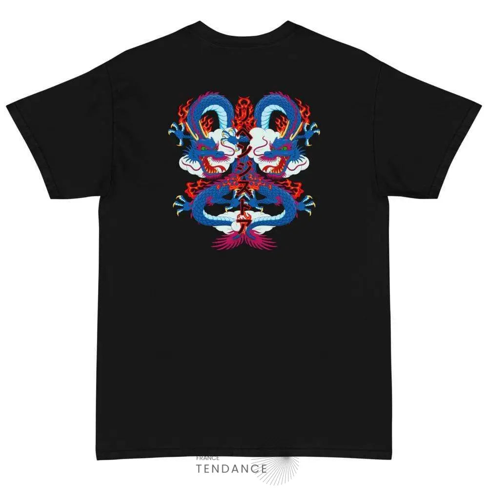 T-shirt Dragon Noir | France-Tendance