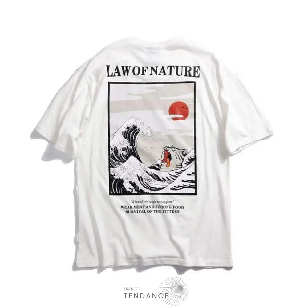 T-shirt Imprimé Law Of Nature | France-Tendance