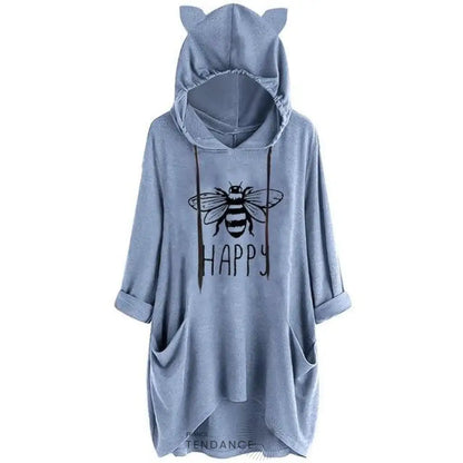 T-shirt Loose à Capuches | France-Tendance