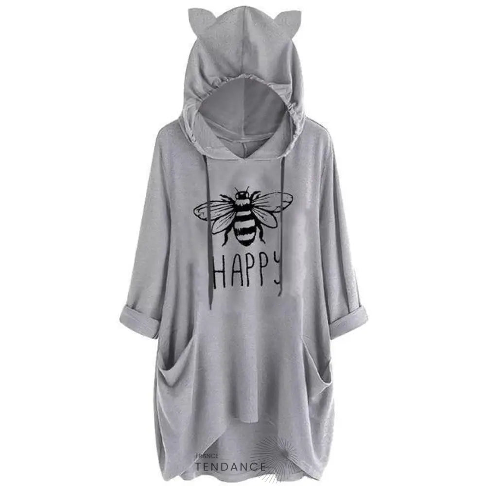 T-shirt Loose à Capuches | France-Tendance