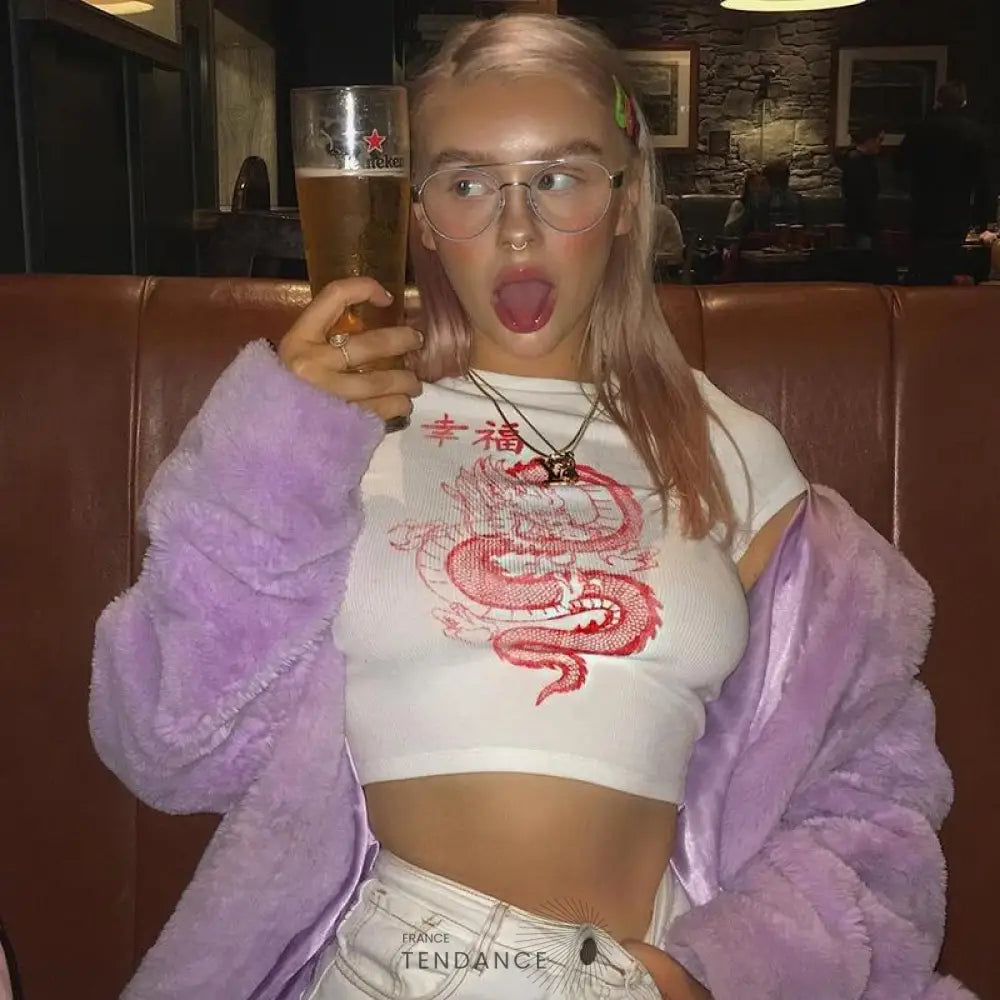 T-shirt Red Dragon | France-Tendance