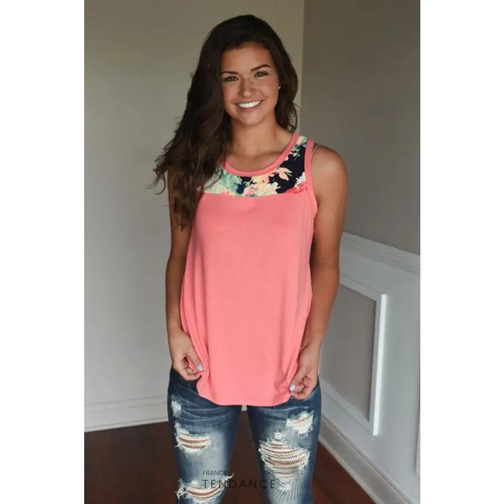 T-shirt Spécial Avec Des Fleurs | France-Tendance