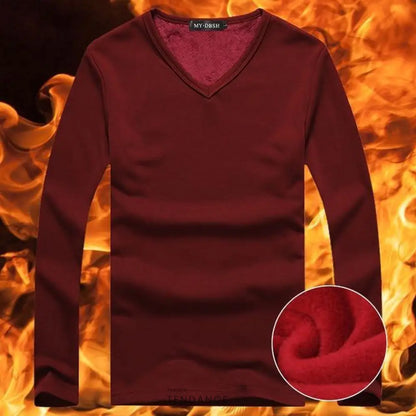 T-shirt Velouté à Manches Longues | France-Tendance