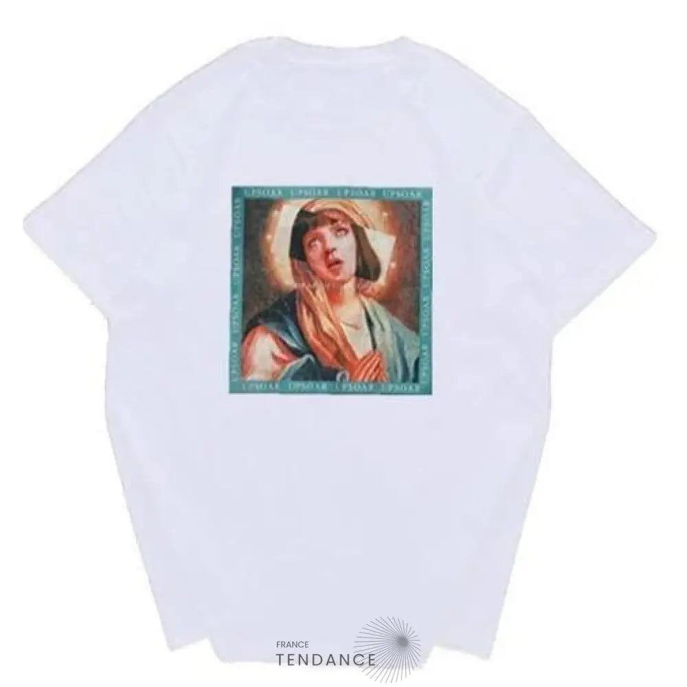 T-shirt White Pulp Fiction x Vierge Marie™ | France-Tendance