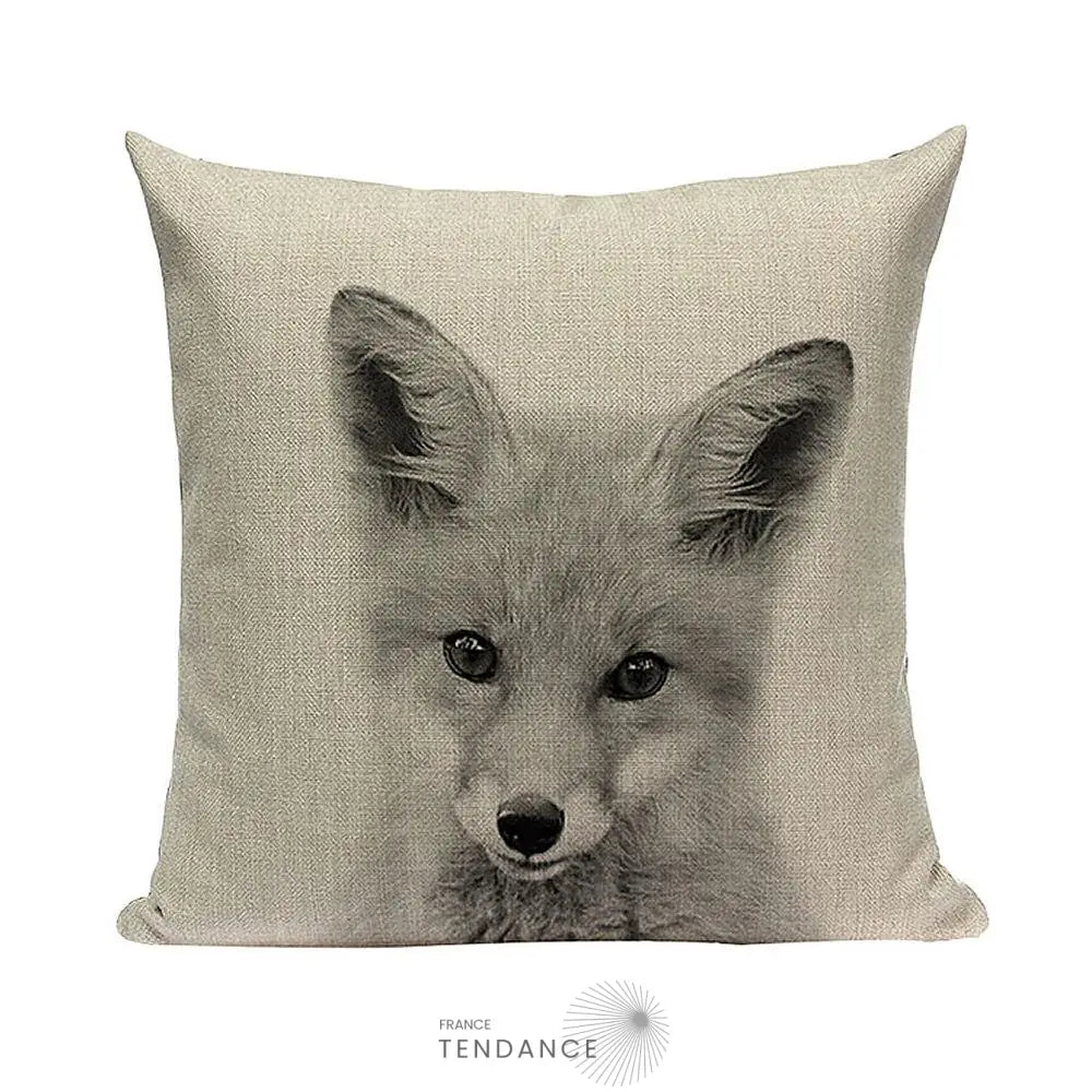 Taie De Coussin Décorative 45x45 - Série Bébés Animaux |