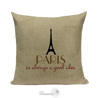 Taie De Coussin Décorative 45x45 - Série Paris |